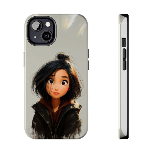 Artistic Tough Phone Case - Unique Design for Creative Souls