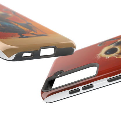 Whimsical Tough Phone Case - Cute Character Design for Kids & Adults