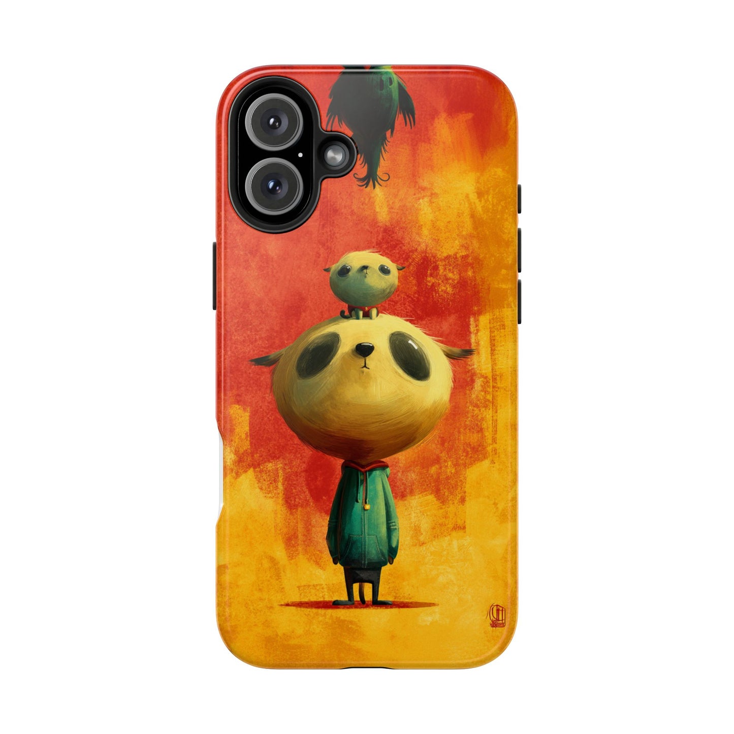 Whimsical Tough Phone Cases - Cute Animal Design for Trendy Protection
