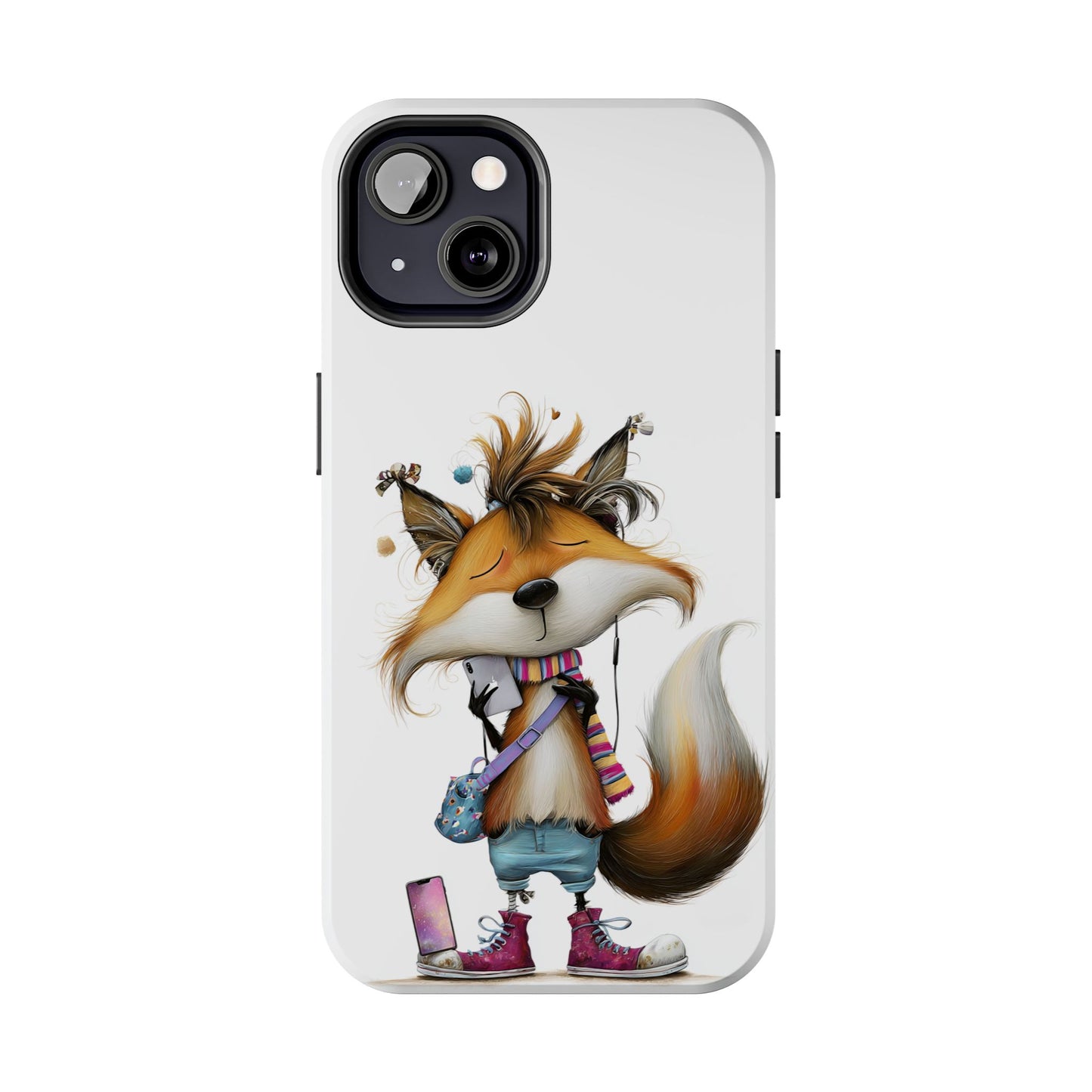 Cute Fox Phone Case – Tough, Cartoon Design for Animal Lovers & Fun Gifts