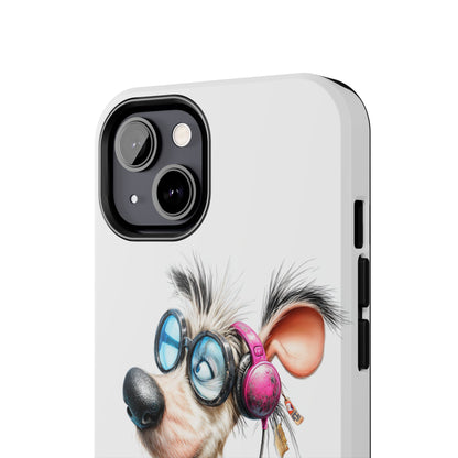 Playful Dog-Themed Tough Phone Case by Skipper – Premium Art for Pet Lovers