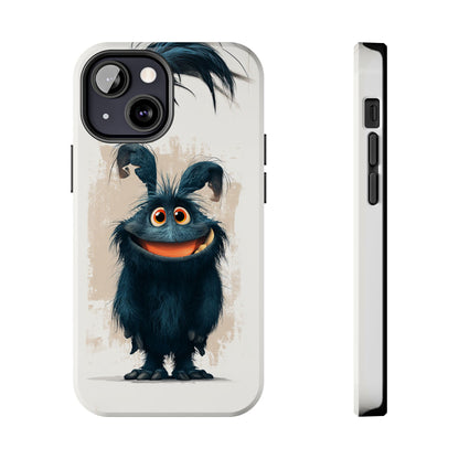Whimsical Monster Tough Phone Case - Durable Protection for Fun-Loving Individuals