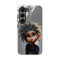 Whimsical Tough Phone Case - Artistic Design for Kids and Tweens