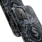 Tough phone case featuring wealth symbols and money attraction patterns. Durable, stylish, and perfect as a good luck charm for your tech.