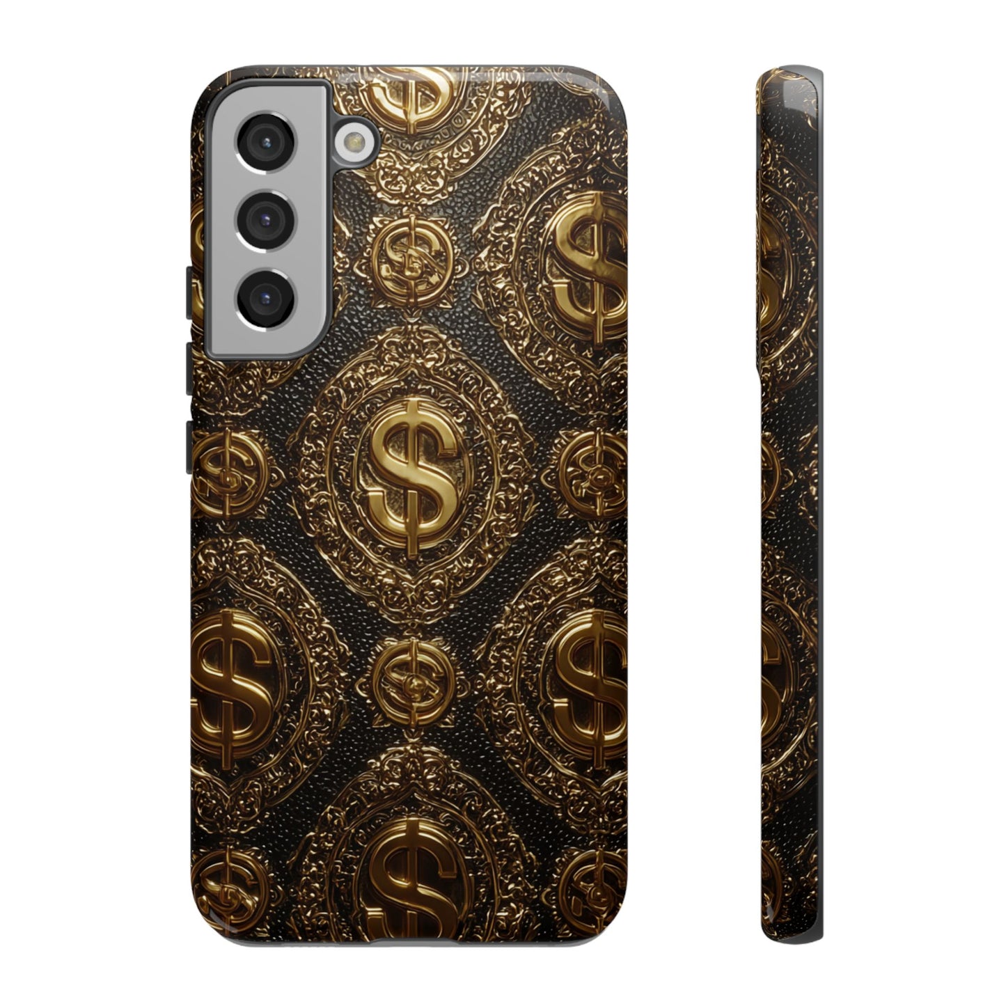 Luxurious Money Motif Phone Case – Tough Protective Cover for Wealth Lovers by Skipper
