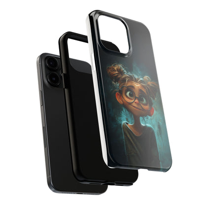 Cute Character Tough Phone Case - Perfect Gift for Kids and Teens