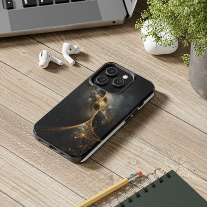 Galactic Elegance Tough Phone Case - Premium Protection for Cosmic Lovers