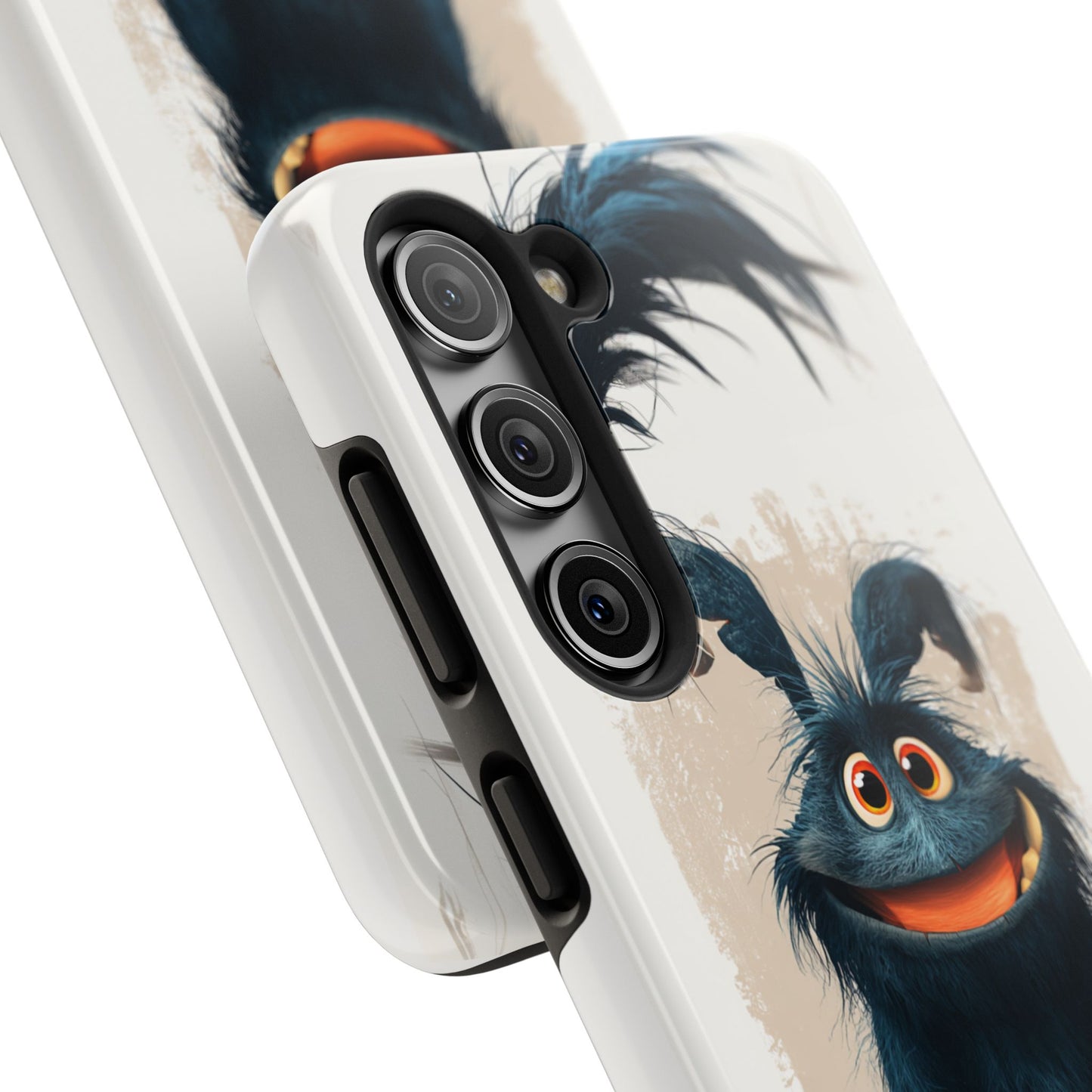 Whimsical Monster Tough Phone Case - Durable Protection for Fun-Loving Individuals