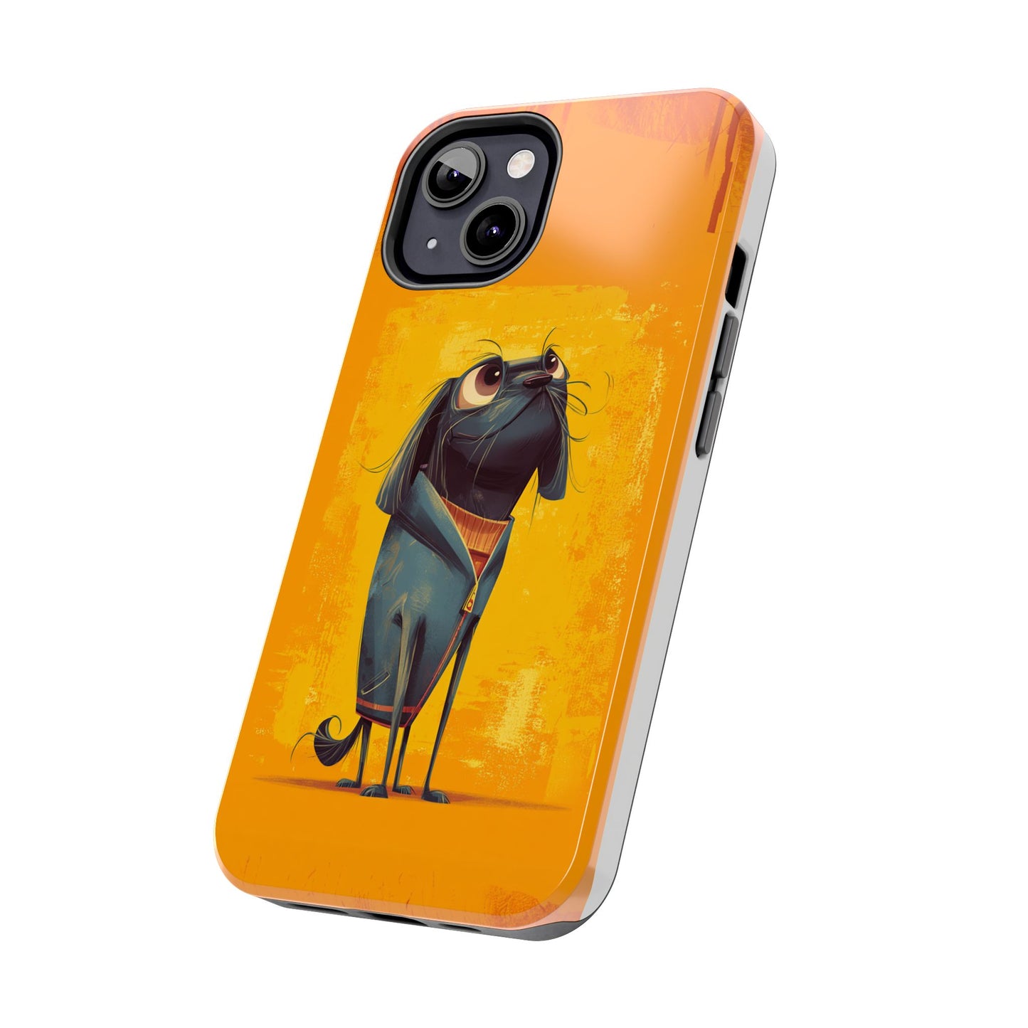 Fun Dog Art Tough Phone Case - Durable Pet Lover Gift