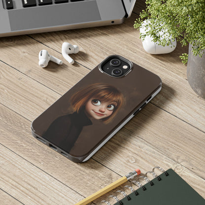 Cute Cartoon Character Tough Phone Case - Durable & Stylish Protection