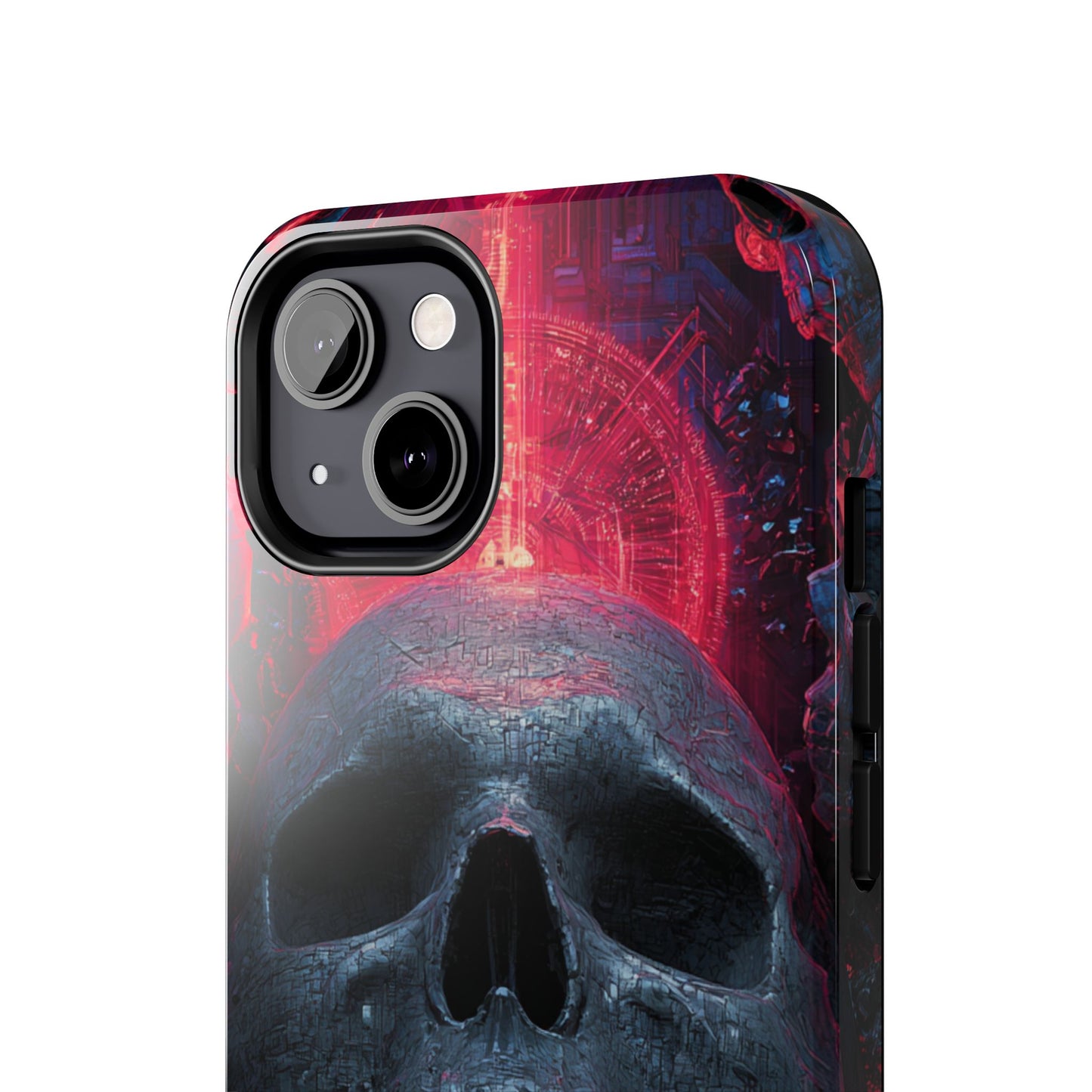 Dark Skull Tough Phone Case | Gothic Protection for Him