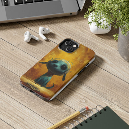 Cute Dog Art Tough Phone Case - Stylish & Protective