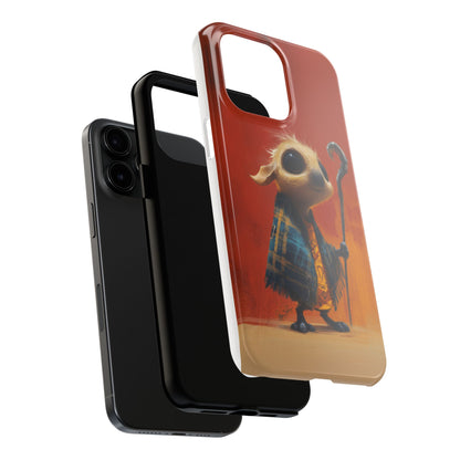 Whimsical Tough Phone Case - Cute Character Design for Kids & Adults