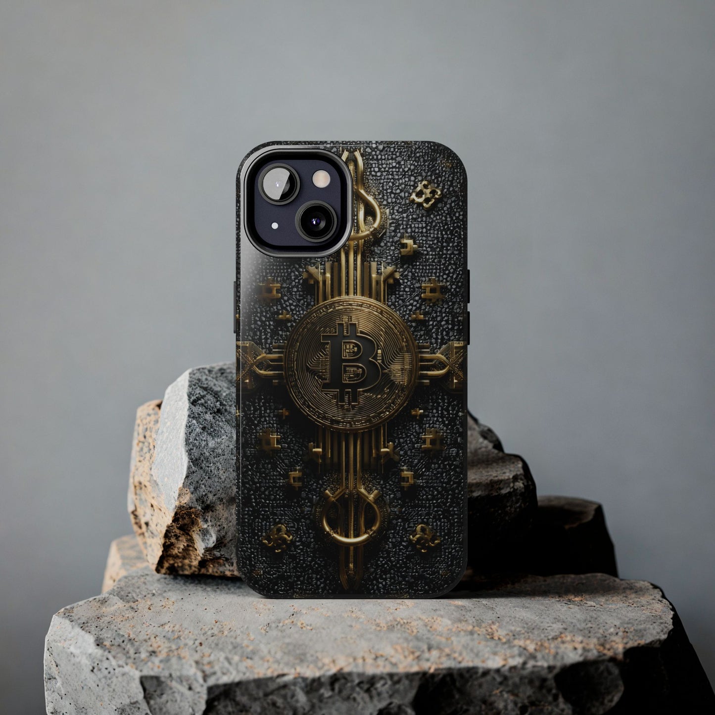 Bitcoin Tough Phone Case 2025 by Skipper – Stylish & Modern