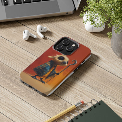Whimsical Tough Phone Case - Cute Character Design for Kids & Adults