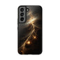Cosmic Glow Tough Phone Case - Galaxy Design for Sci-Fi Lovers