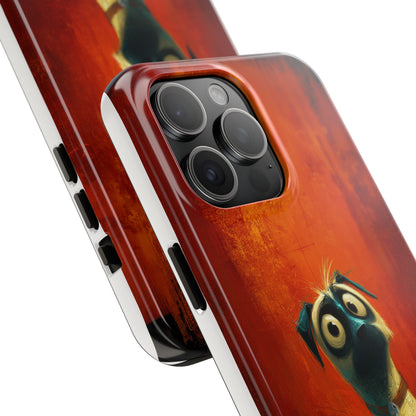Whimsical Dog Art Tough Phone Case - Durable Protection for Pet Lovers