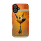 Whimsical Dog Art Tough Phone Case - Fun & Stylish Pet Lover Gift