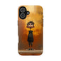 Unique Tough Phone Cases with Artistic Boy Design - Perfect for Kids and Teens