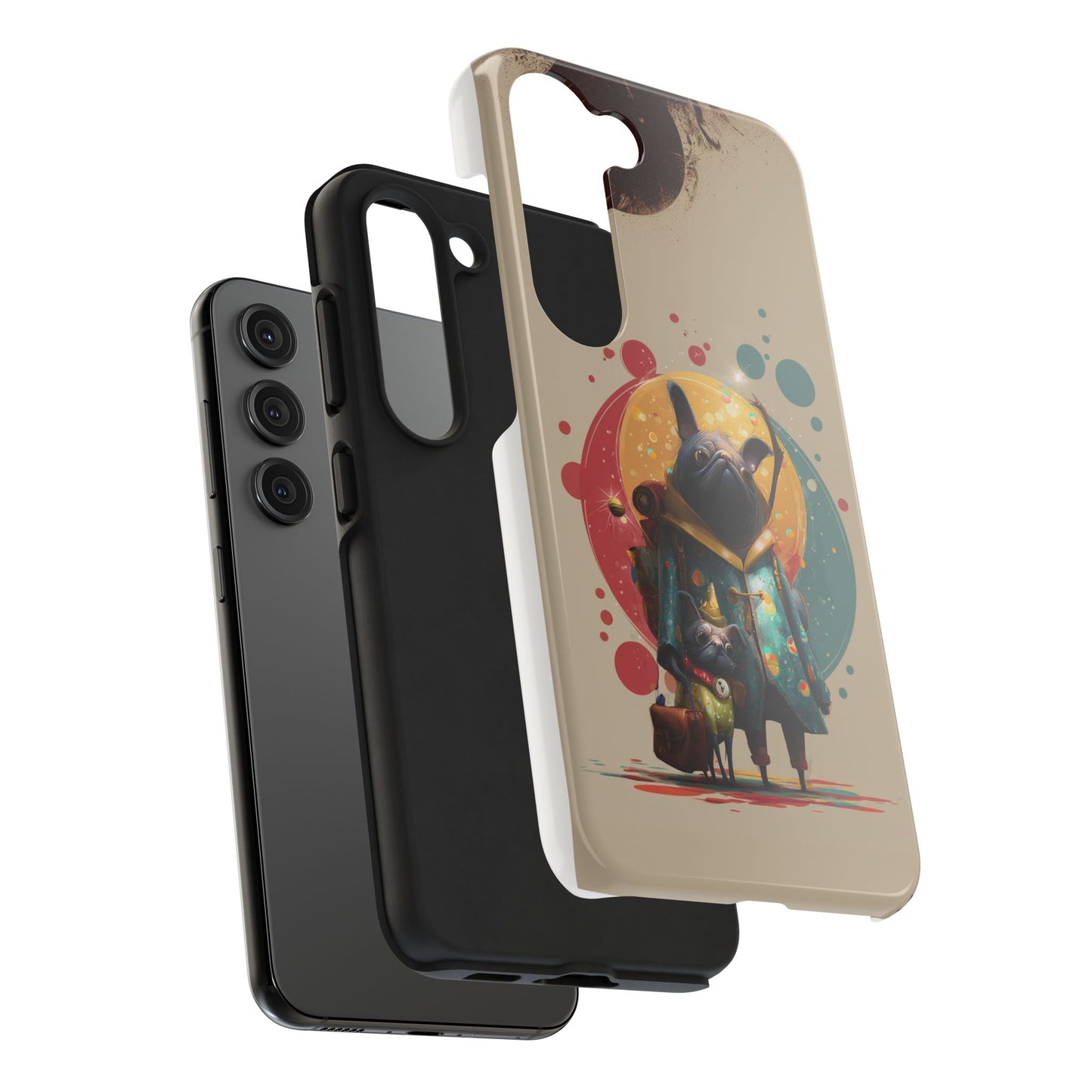 Whimsical Pet-Inspired Tough Phone Case - Perfect for Animal Lovers
