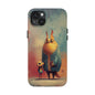 Animal Art Tough Phone Cases, Cute Character Phone Protector, Unique Cartoon Phone Cover, Fun Gift for Kids, Birthday or Holiday Present