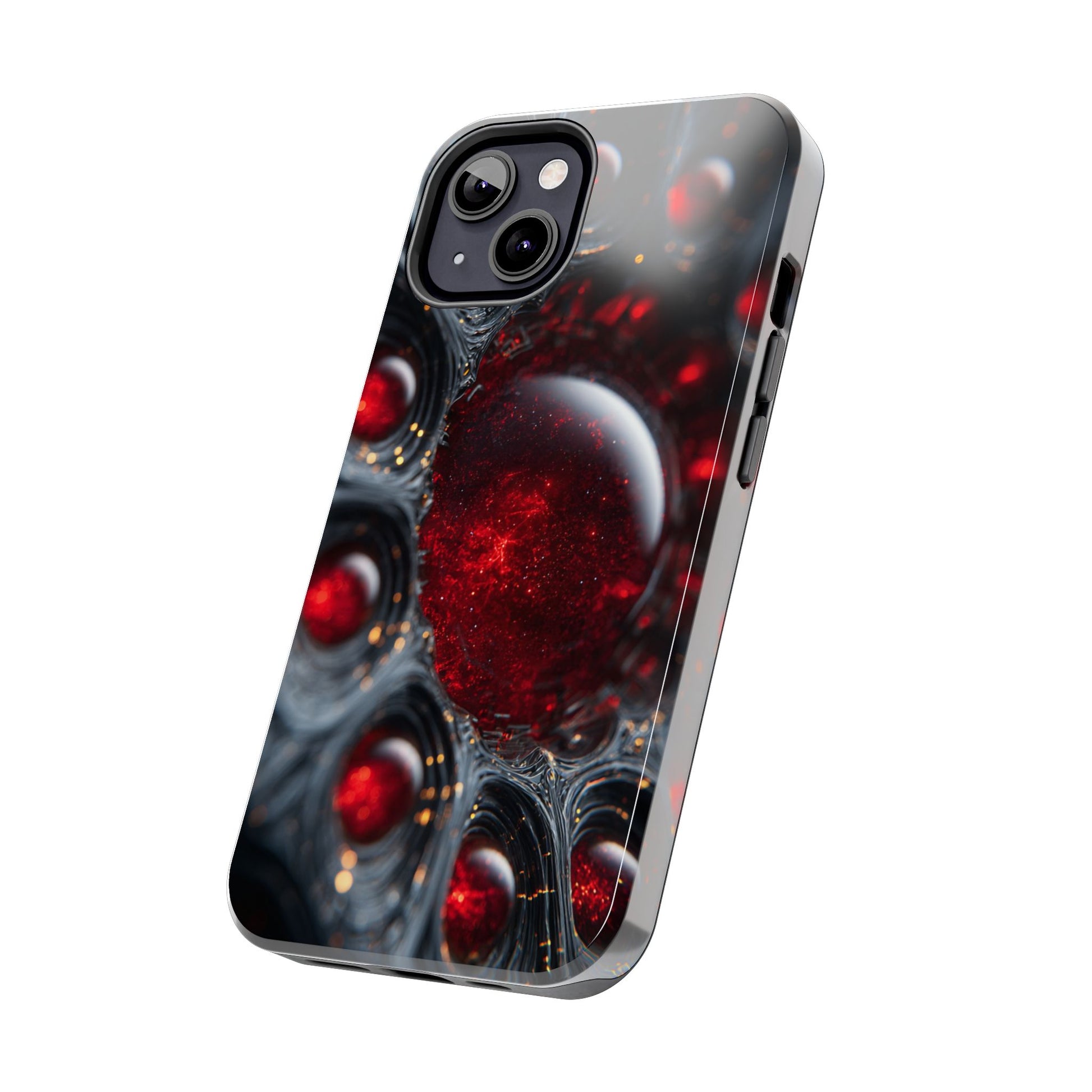 Horror-themed tough phone case design
