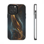 Stylish Tough Phone Case with Elegant Swirl Design