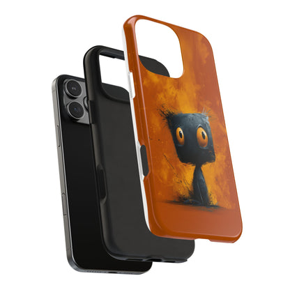 Cute Monster Tough Phone Case - Durable Protector for Kids & Adults