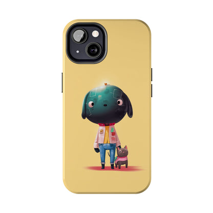 Cute Dog-Themed Tough Phone Cases for Pet Lovers - Durable Protection & Whimsical Design