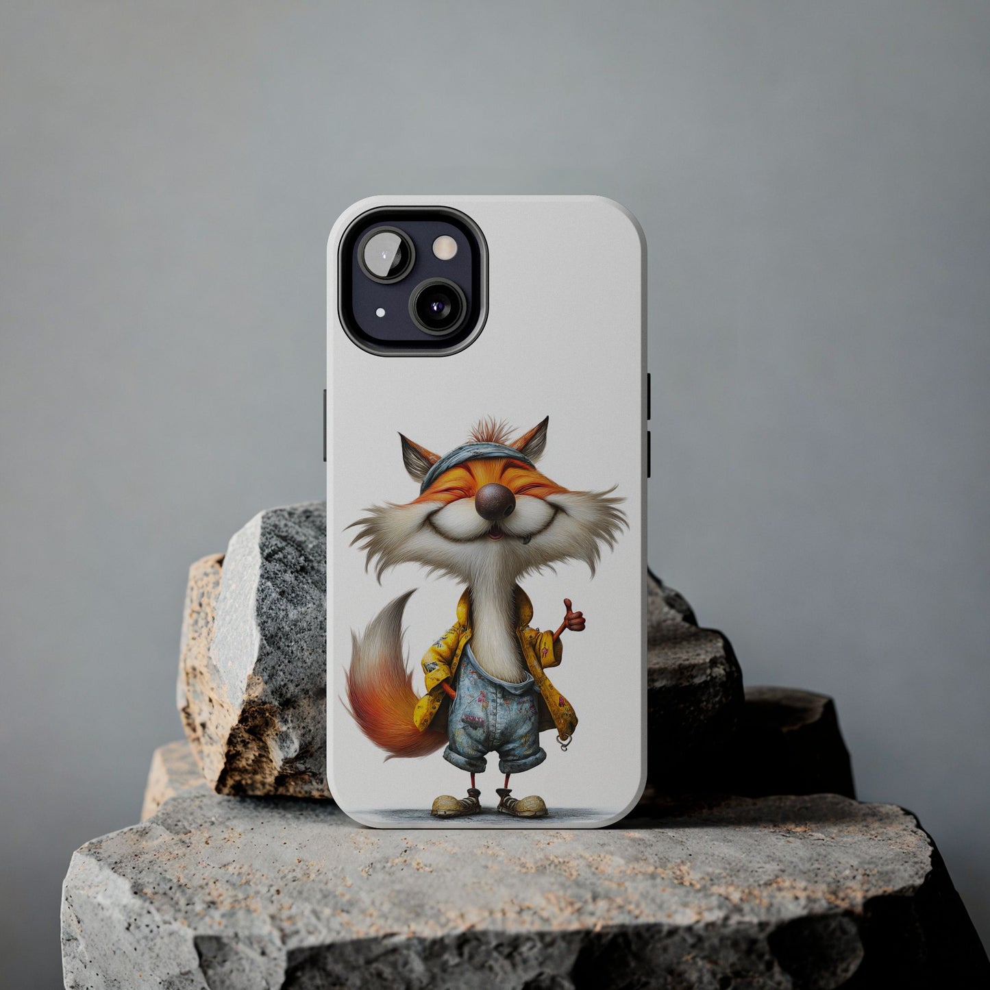 Playful Fox Tough Phone Case | Cute Cartoon Animal Cover by Skipper