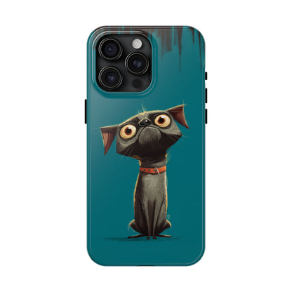 Cute Dog Tough Phone Case - Durable Protection for Pet Lovers
