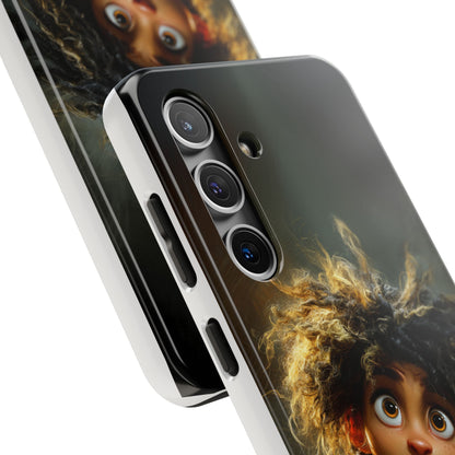 Whimsical Character Tough Phone Case for Kids