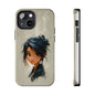Artistic Tough Phone Case – Unique Portrait Design for Creatives