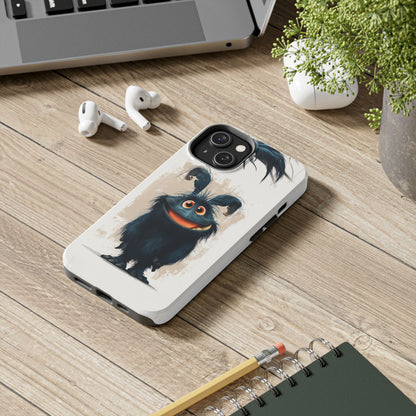 Whimsical Monster Tough Phone Case - Durable Protection for Fun-Loving Individuals