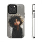 Artistic Tough Phone Case - Unique Character Design for Creative Souls