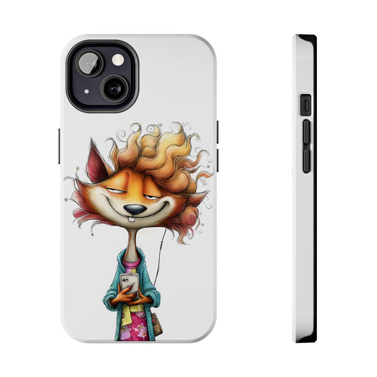 Quirky Fox Phone Case – Cute Animal Cover & Fun Gift for Teens