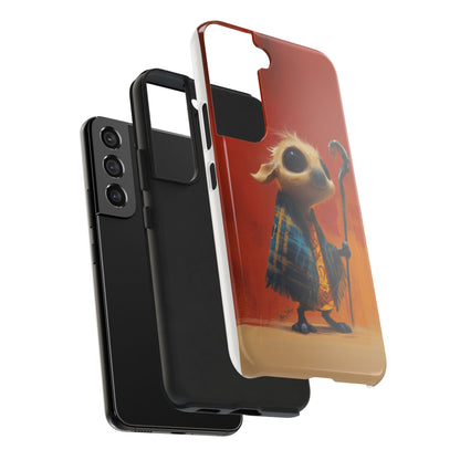 Whimsical Tough Phone Case - Cute Character Design for Kids & Adults