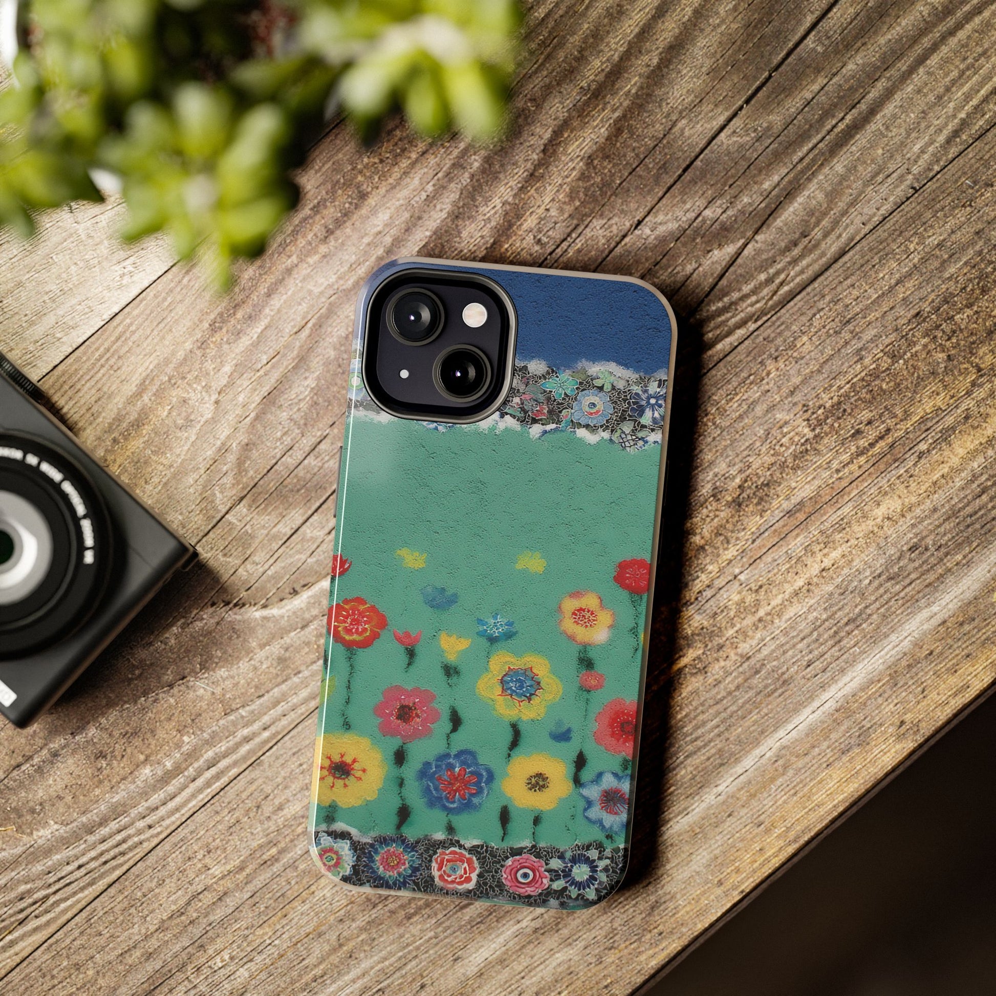 Nature art floral smartphone accessory by digital artist Skipper