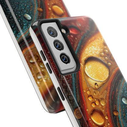 Vibrant Watercolor Tough Phone Case - Colorful Abstract Design