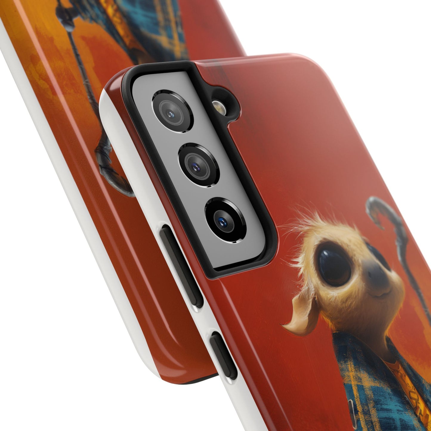 Whimsical Tough Phone Case - Cute Character Design for Kids & Adults