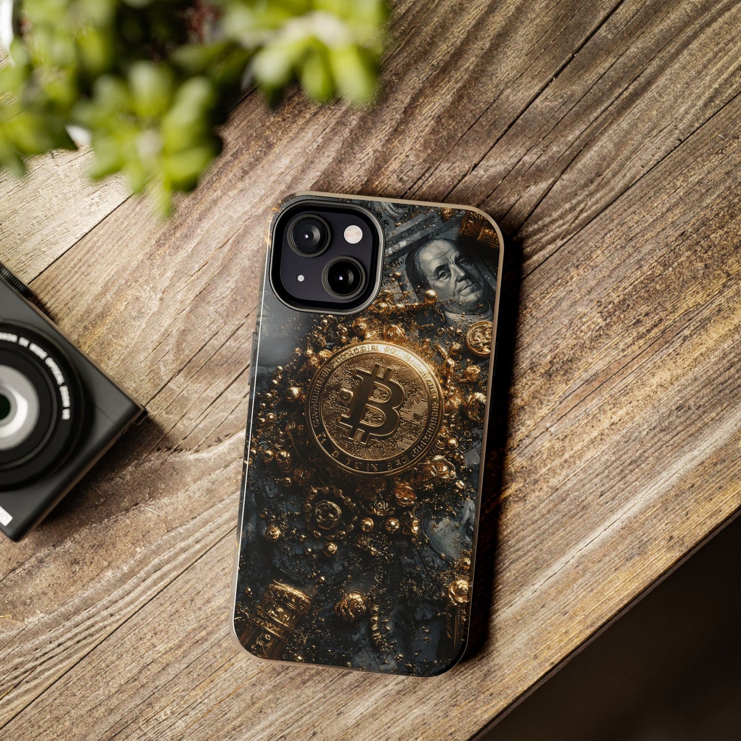 Bitcoin Wallet Art Tough Phone Case by Skipper – Premium Cryptocurrency Accessory