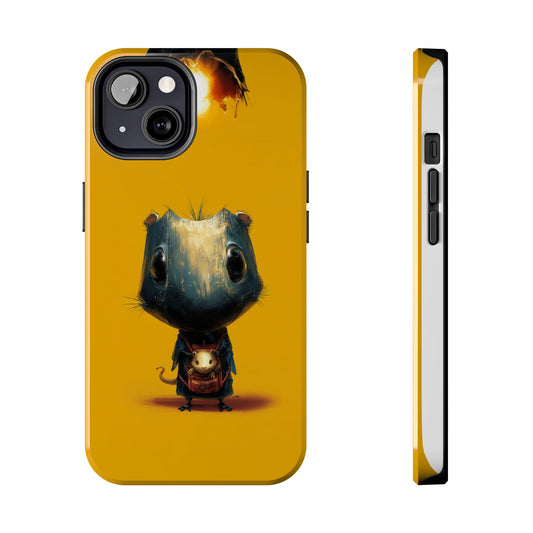 Whimsical Tough Phone Case | Cute Character Design for Animal Lovers