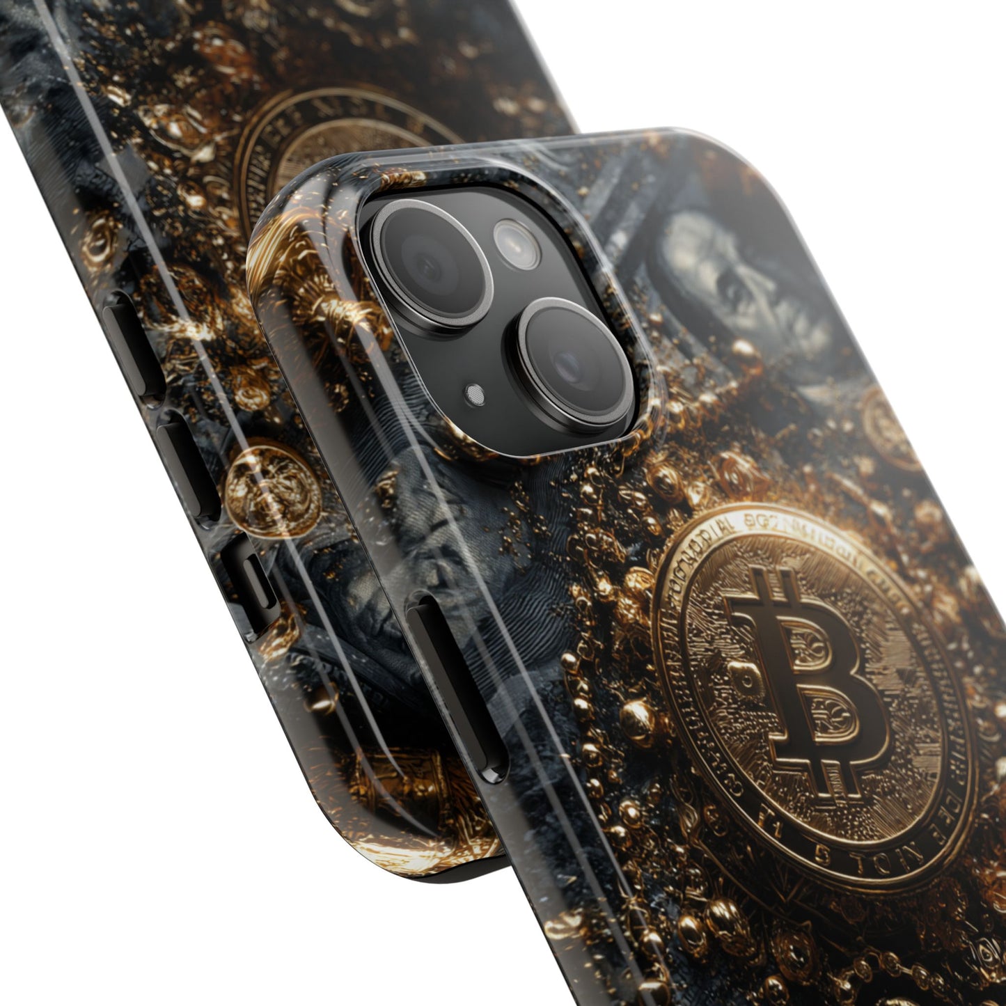 Bitcoin Wallet Art Tough Phone Case by Skipper – Premium Cryptocurrency Accessory