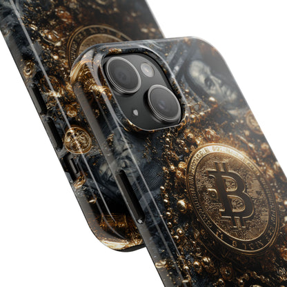 Bitcoin Wallet Art Tough Phone Case by Skipper – Premium Cryptocurrency Accessory