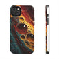 Vibrant Abstract Tough Phone Case - Unique Art for Stylish Protection