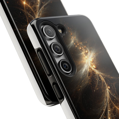 Cosmic Glow Tough Phone Case - Galaxy Design for Sci-Fi Lovers