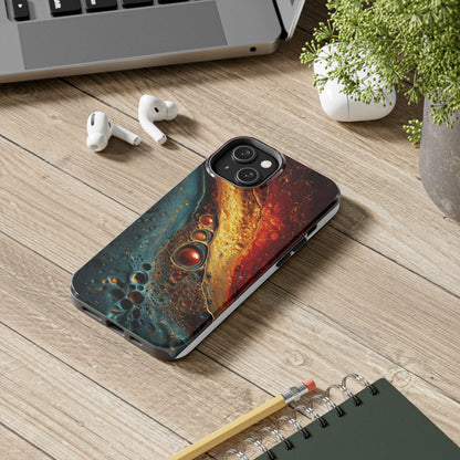 Abstract Colorful Tough Phone Case - Protective Cover with Unique Design