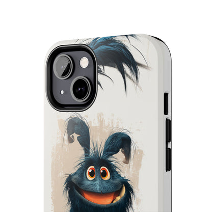 Whimsical Monster Tough Phone Case - Durable Protection for Fun-Loving Individuals