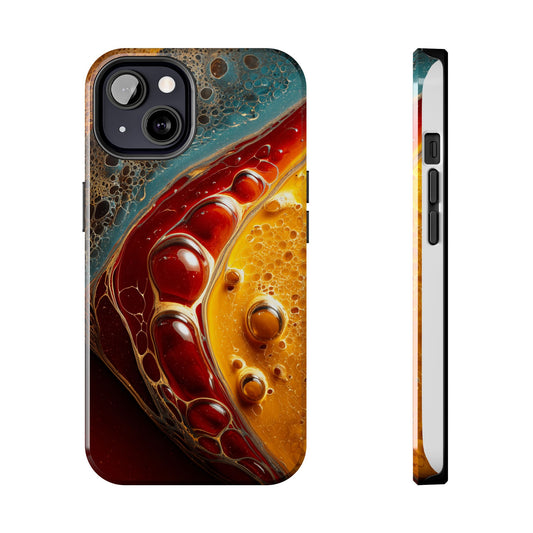 Vibrant Abstract Tough Phone Case - Colorful Protection for Your Device