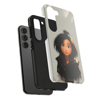 Artistic Tough Phone Case - Unique Design for Creative Souls